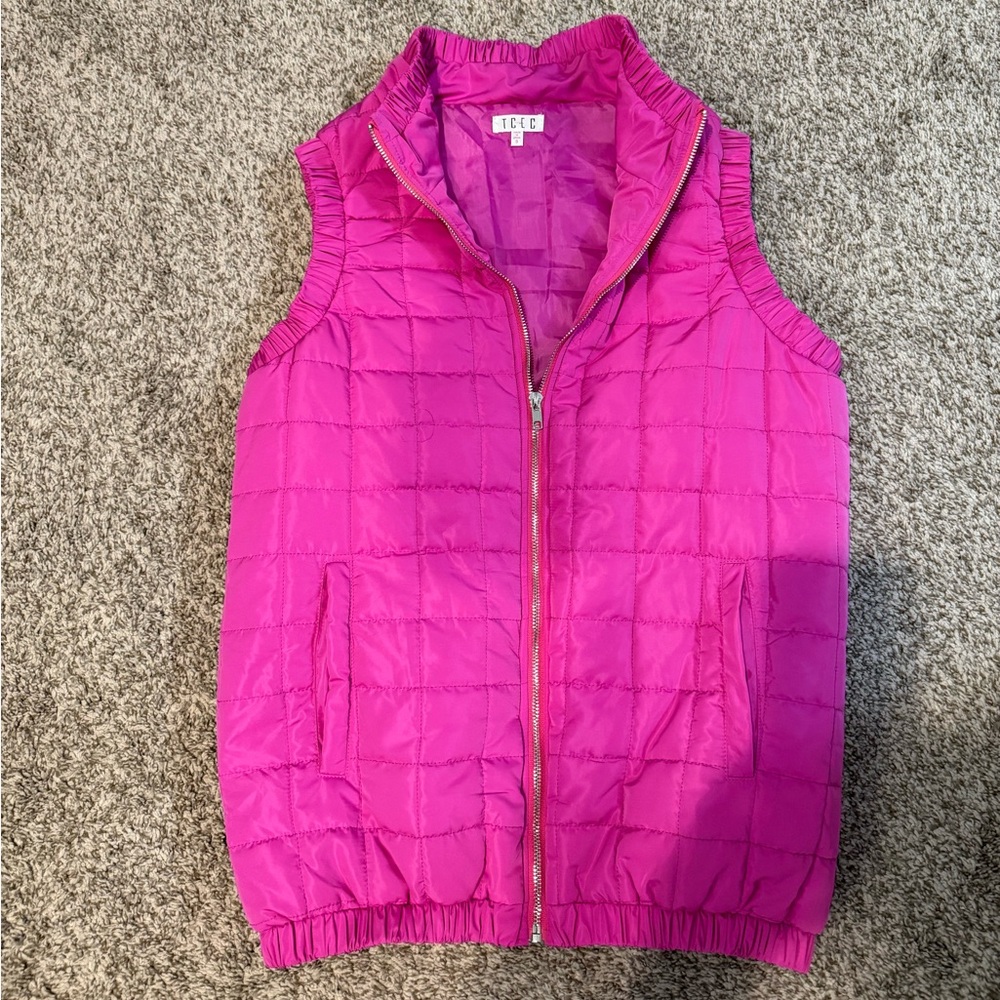 TCEC Pink Ruffle Vest Small - Picture 6 of 8